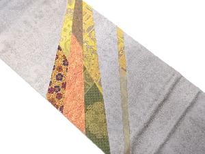 アンティーク 切りばめ 名物裂模様袋帯(材料)